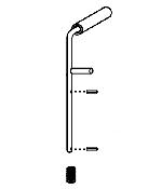 106106 Cramaro (OEM) Handle Assembly for Chain or Belt Drive Slide N Go Cable Tarp Systems
